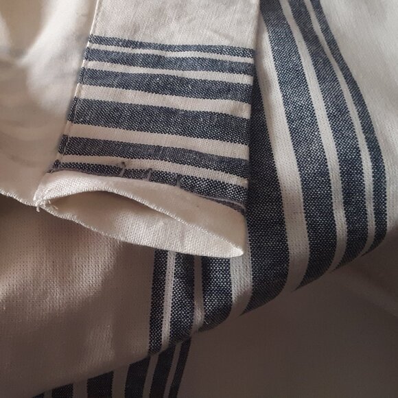 2 Pottery Barn Rivera Navy 50W x 96L Light-filtering Curtains - Picture 6 of 13